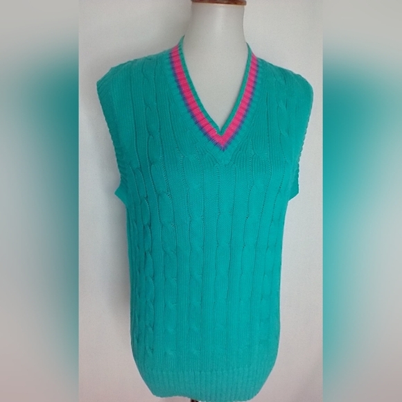 VINTAGE HAND LOOMED COTTON VEST - Picture 2 of 5